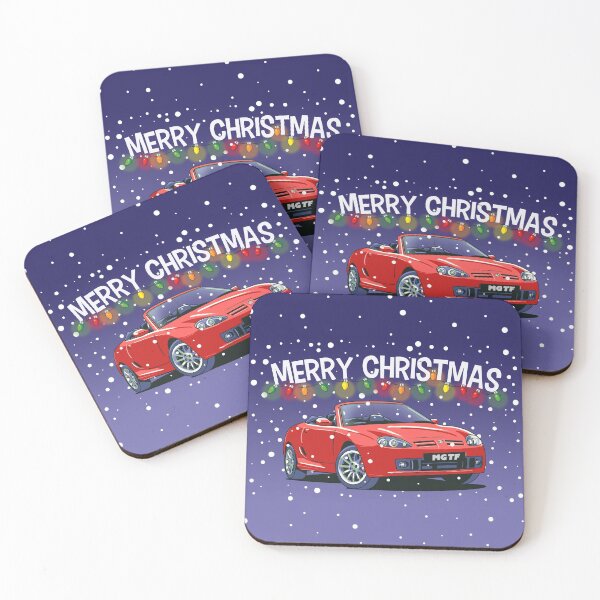 Item preview, Red MG TF Car Christmas Card designed and sold by Webazoot Industries - Car Art.