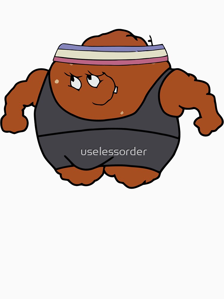 Thumbnail 3 of 3, Racerback Tank Top, Meatwad Gym designed and sold by uselessorder.