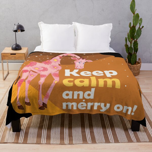 Item preview, keep calm and merry on STICKER designed and sold by olafekry.