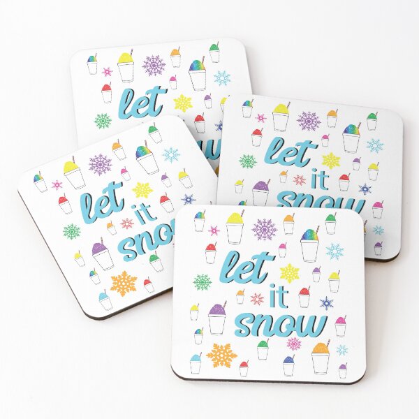 Artikelvorschau, Lass es schneien mit süßen Snoballs und bunten Regenbogen-Schneeflocken in New Orleans Nola Louisiana Winter entworfen und verkauft von StudioBlack.