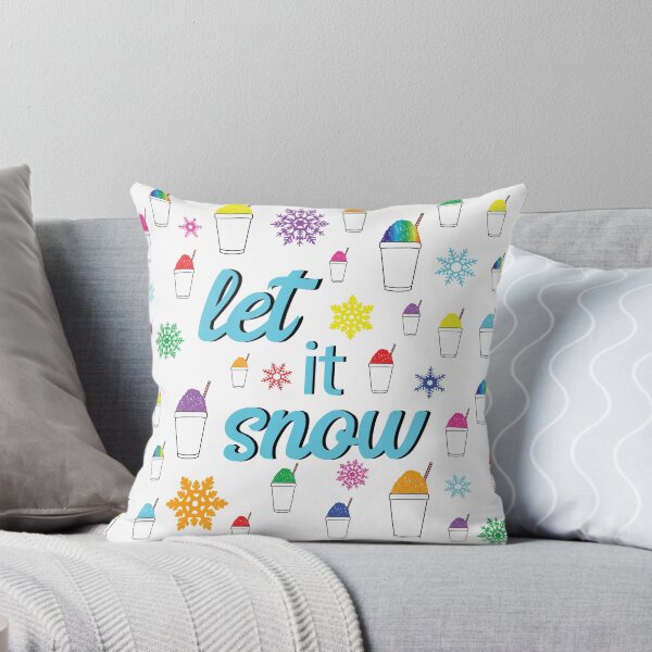 Item preview, Let It Snow with Sweet Snoballs and Colorful Rainbow Snowflakes in New Orleans Nola Louisiana Winter designed and sold by StudioBlack.