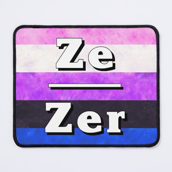 Item preview, Ze-Zir Pronouns: Genderfluid designed and sold by TigerTorreArt.