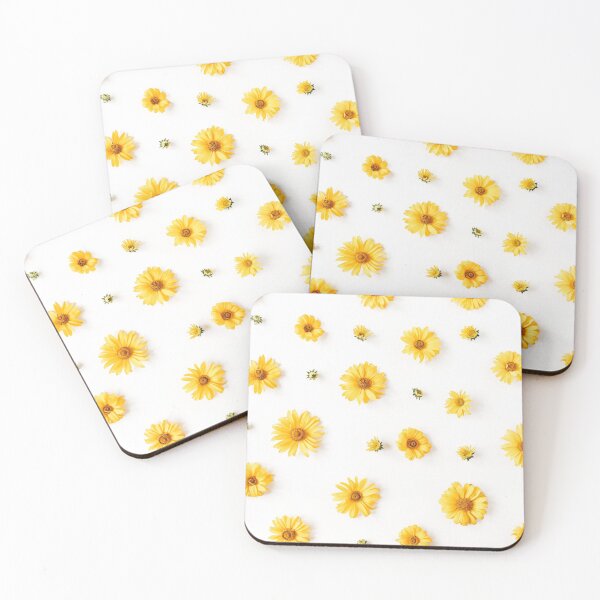 Item preview, Modern hand painted yellow sunflowers designed and sold by MarBea.