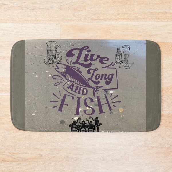 Item preview, live long and fish designed and sold by ChunkyMonty.