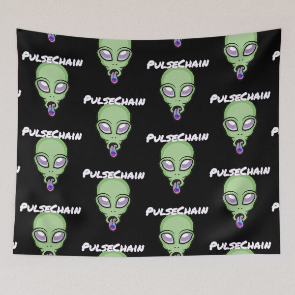 Item preview, PulseChain PLS Alien Crypto Cryptocurrency UFO Space Moon designed and sold by Bitcoin-Fashion.