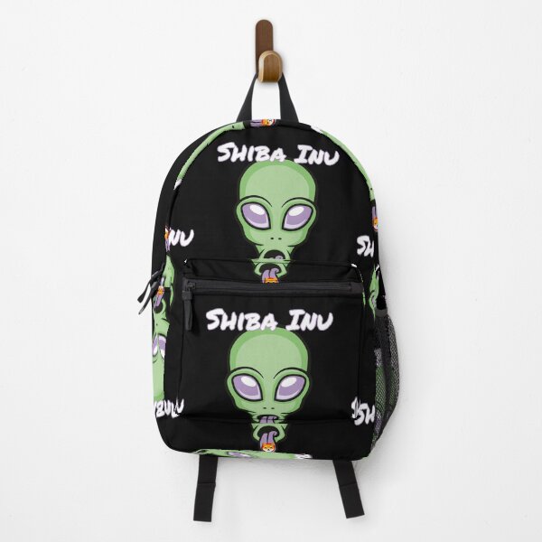 Item preview, Shiba Inu SHIB Alien Crypto Cryptocurrency UFO Space Moon designed and sold by Bitcoin-Fashion.