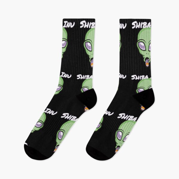Item preview, Shiba Inu SHIB Alien Crypto Cryptocurrency UFO Space Moon designed and sold by Bitcoin-Fashion.