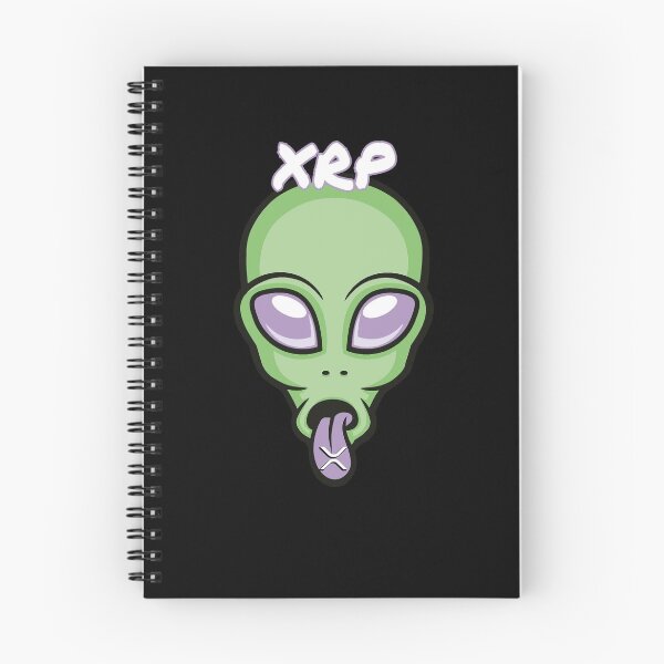Item preview, XRP Alien Crypto Cryptocurrency UFO Space Moon designed and sold by Bitcoin-Fashion.
