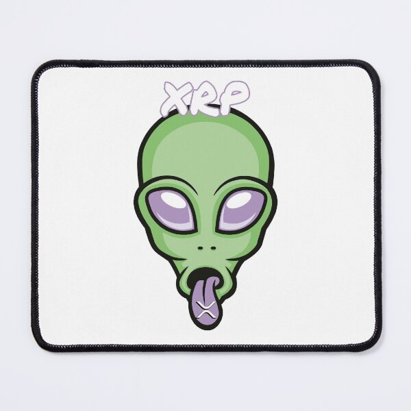 Item preview, XRP Alien Crypto Cryptocurrency UFO Space Moon designed and sold by Bitcoin-Fashion.