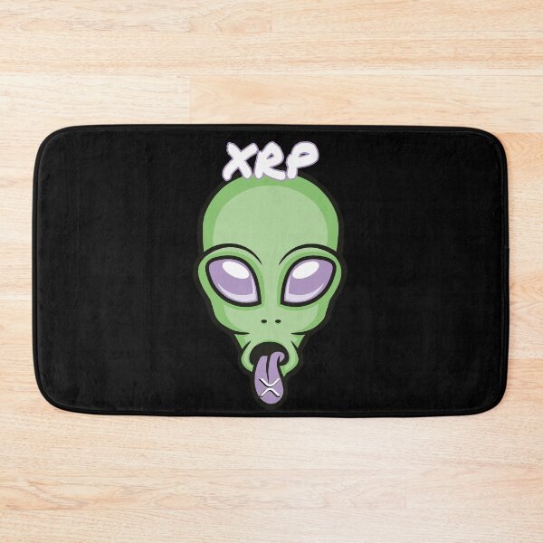 Item preview, XRP Alien Crypto Cryptocurrency UFO Space Moon designed and sold by Bitcoin-Fashion.