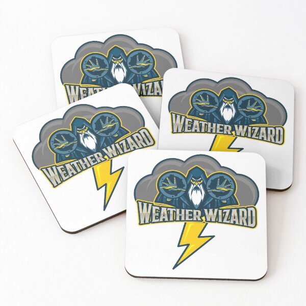 Item preview, "Weather Wizard" funny, simple design. Perfect gift for weather enthusiasts and professionals designed and sold by MihaiER.