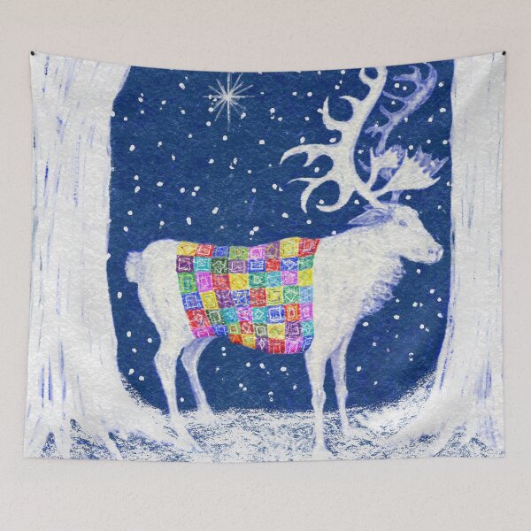 Item preview, Winter Wrapped Reindeer. designed and sold by JzArt.
