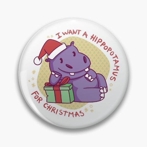 Aperçu de l'œuvre Je veux un hippopotame pour Noël créée et vendue par TamGustam.