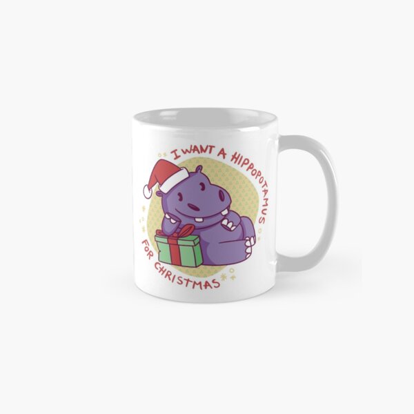 Aperçu de l'œuvre Je veux un hippopotame pour Noël créée et vendue par TamGustam.