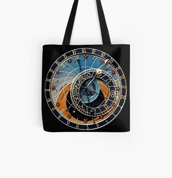 Astronomical clock All Over Print Tote Bag