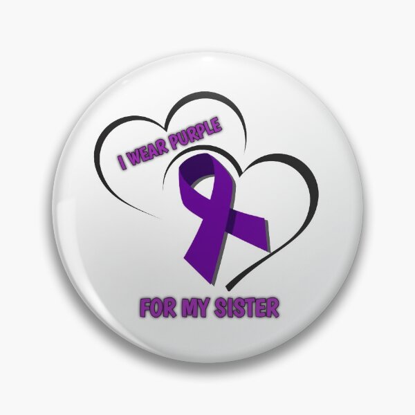 Item preview, Purple Awareness Ribbon designed and sold by EnchantedWares.