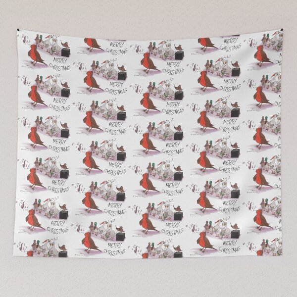 Item preview, Christmas - Robin & Birds Singing Christmas Carols designed and sold by hannahlouiseart.