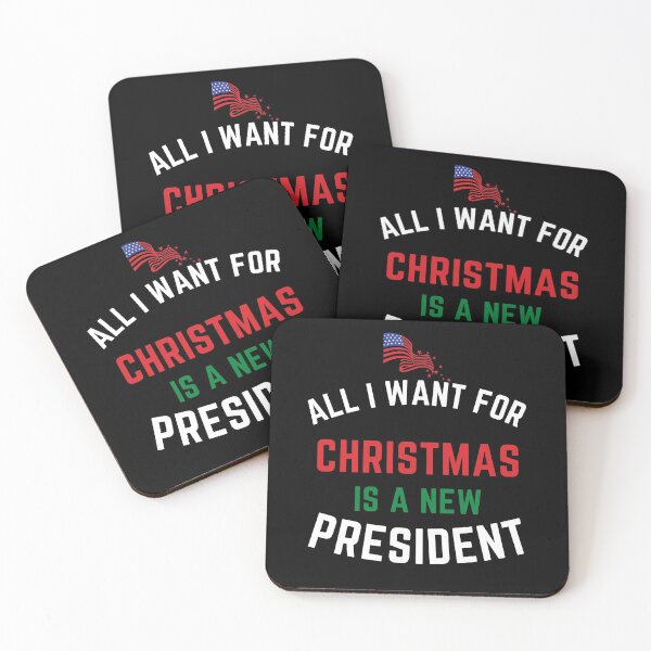 Item preview, All I Want For Christmas Is A New President designed and sold by Maharat-Tech.