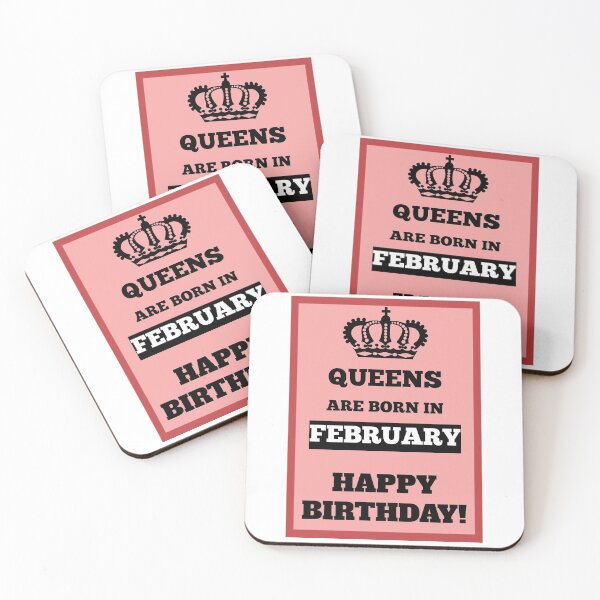 Item preview, Queens are born in February. Card designed and sold by Bonicrazypeople.