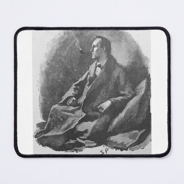 Item preview, Sherlock Holmes smoking designed and sold by HughBoone.