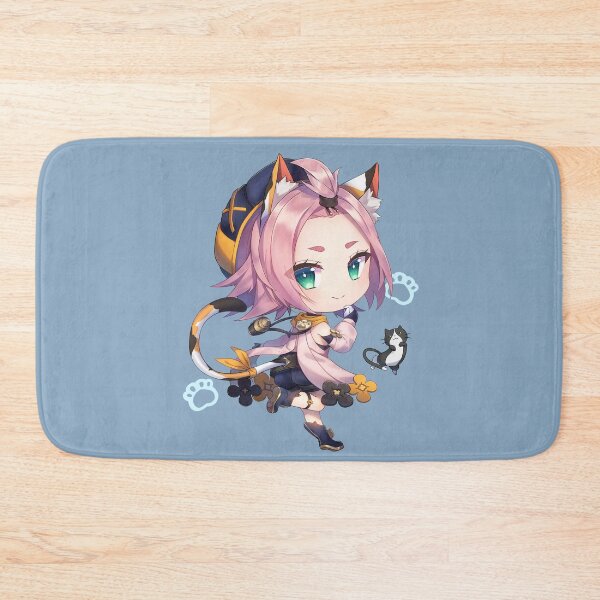 Artikelvorschau, Genshin Impact Chibi Diona Sticker entworfen und verkauft von sketchmoestudio.