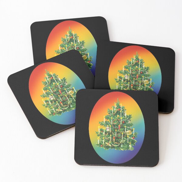 Item preview, Pride Rainbow Christmas Tree designed and sold by MOP-tees.