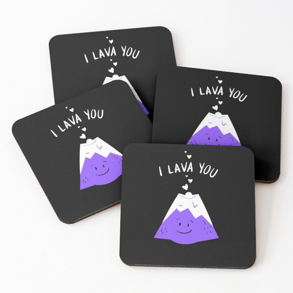 Item preview, I Lava You Volcano Pun Funny Quote Design designed and sold by AritraSur.
