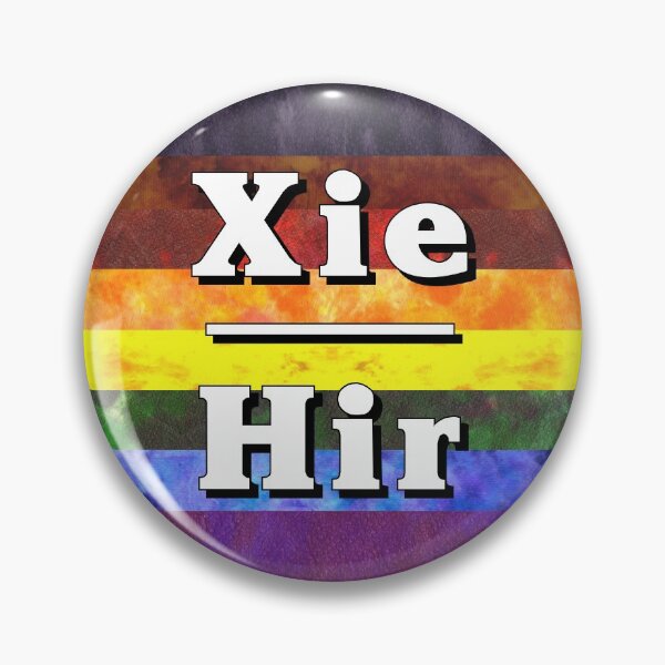 Item preview, Xie-Hir Pronouns: Inclusive designed and sold by TigerTorreArt.
