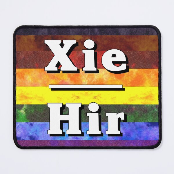 Item preview, Xie-Hir Pronouns: Inclusive designed and sold by TigerTorreArt.