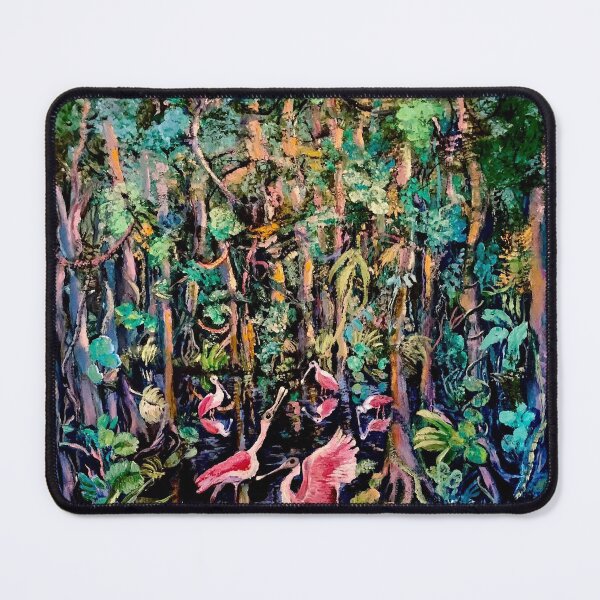Item preview, Spoonbill Heaven designed and sold by Janice Schiff.