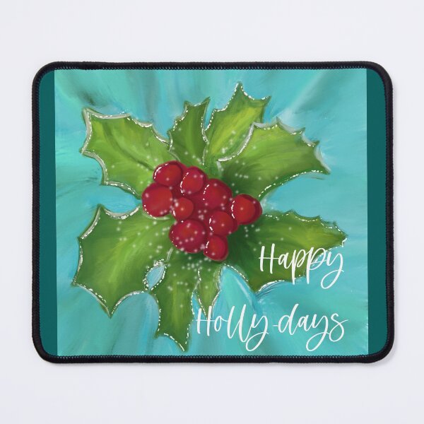 Item preview, Happy Holly Days with Berries designed and sold by Kathy-Bourque.