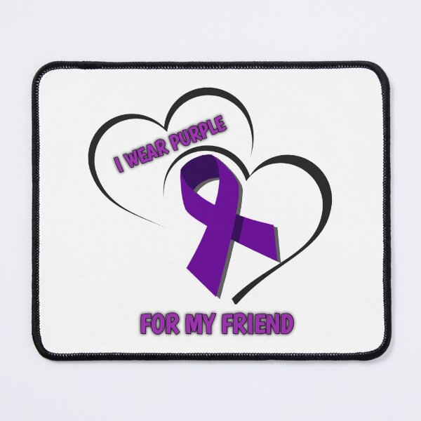 Item preview, Purple Awareness Ribbon designed and sold by EnchantedWares.