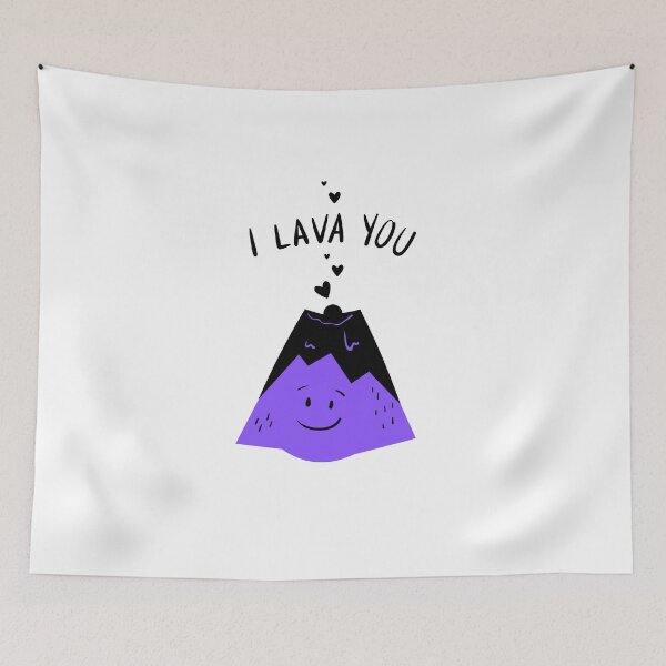 Item preview, I Lava You Volcano Pun Funny Quote Design designed and sold by AritraSur.