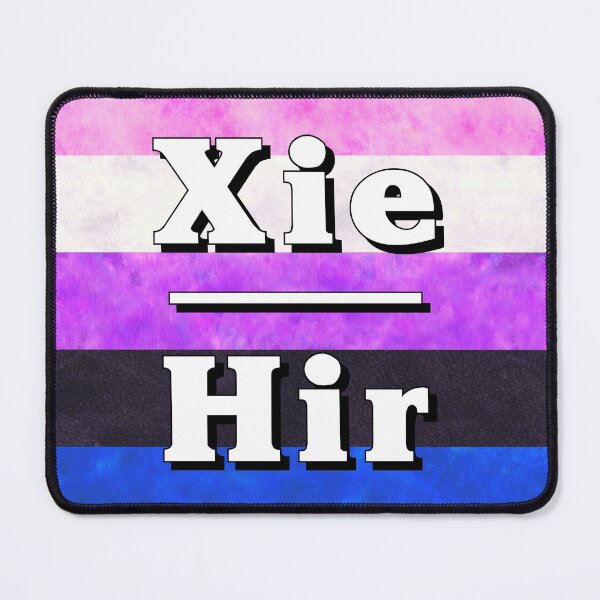 Item preview, Xie-Hir Pronouns: Genderfluid designed and sold by TigerTorreArt.