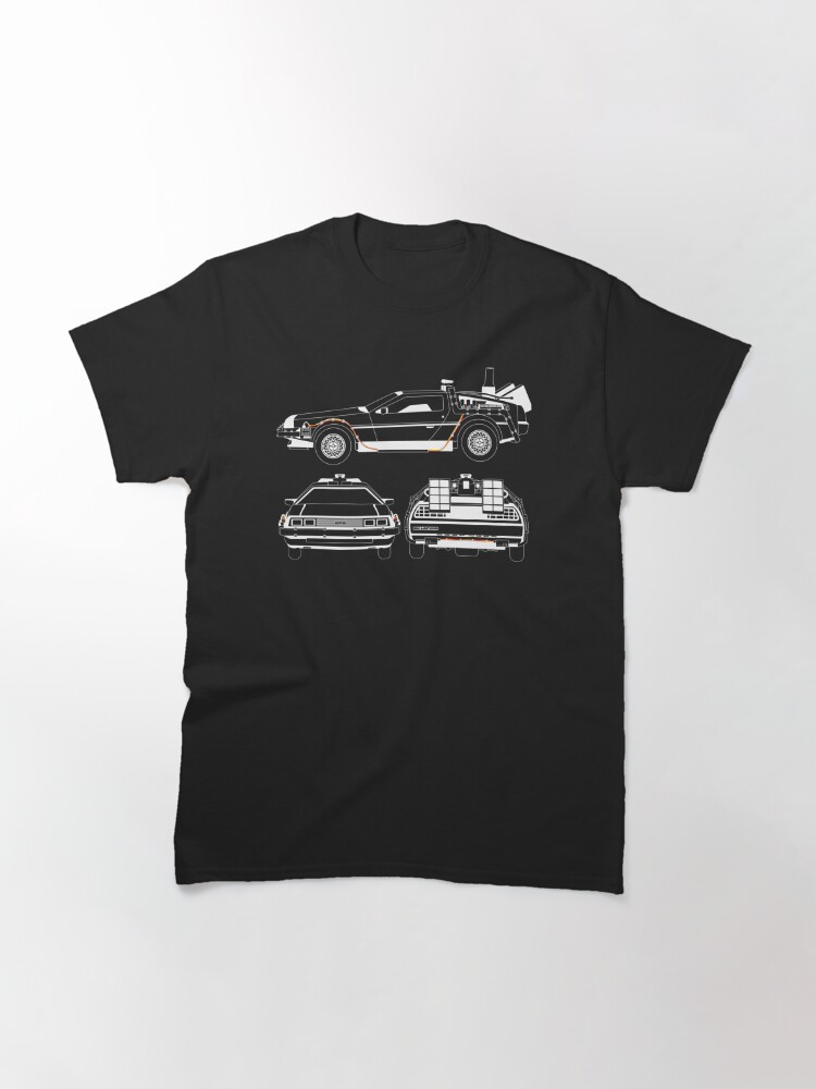 t shirt delorean