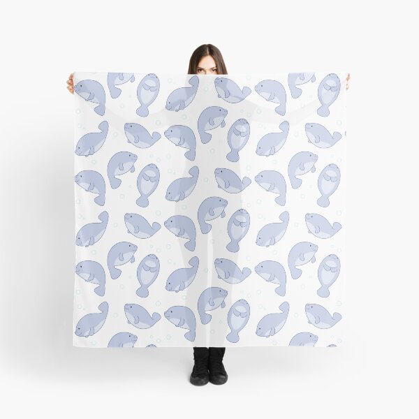 Item preview, Cute Swimming Manatee Pattern designed and sold by MissFright.