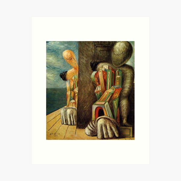 Item preview, Archaeologists-Giorgio de Chirico designed and sold by LumiereSasha.