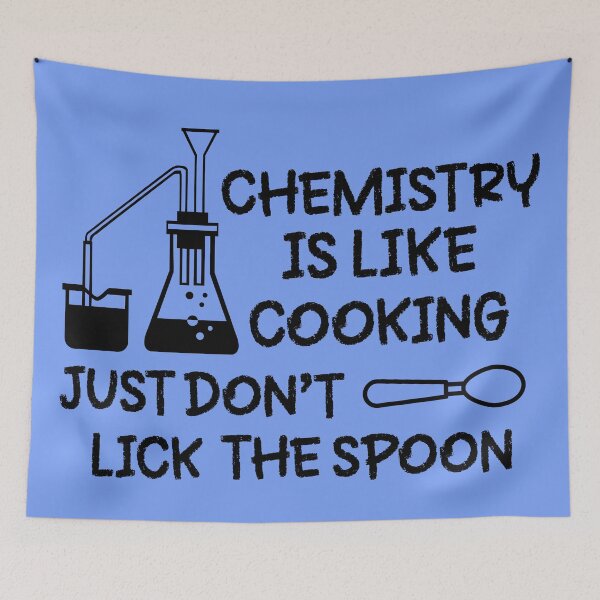 Item preview, Chemistry Is Like Cooking Just Don't Lick The Spoon, Chemistry Teacher, Science Teacher, Laboratory Themed Design designed and sold by DesignHouse07.