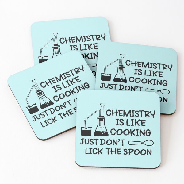 Item preview, Chemistry Is Like Cooking Just Don't Lick The Spoon, Chemistry Teacher, Science Teacher, Laboratory Themed Design designed and sold by DesignHouse07.