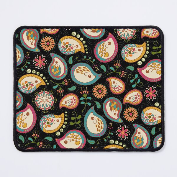 Item preview, Hedgehog Paisley_Party Colors designed and sold by miavaldez.