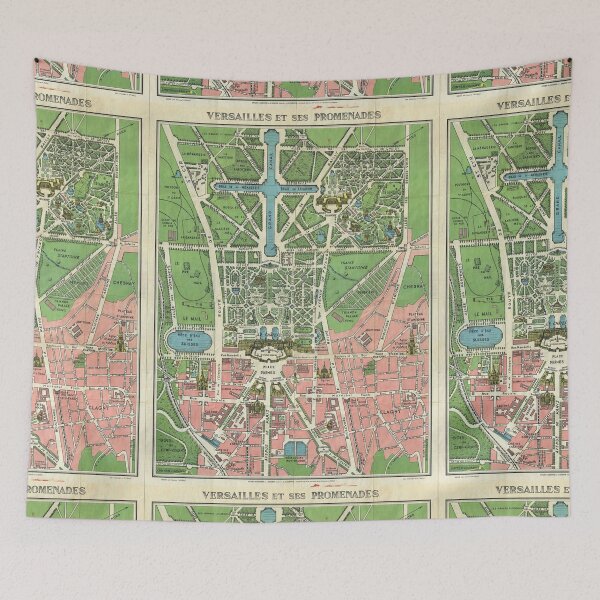 Item preview, Pocket Map of Versailles 1931 designed and sold by abbazabba.