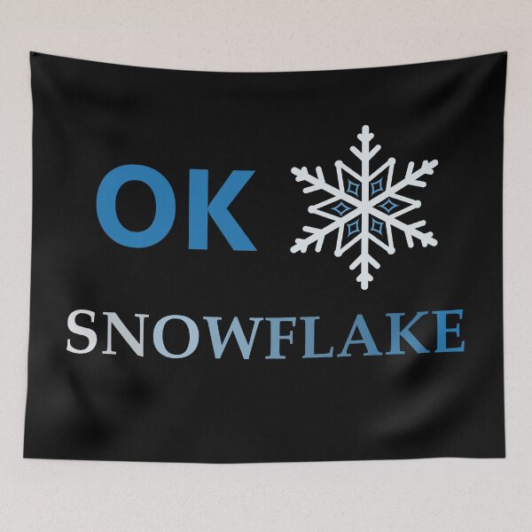 Item preview, Funny Republican Conservative OK Snowflake It's The Real World designed and sold by StudioTina.