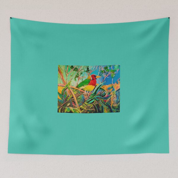Item preview, Red Headed Barbet designed and sold by Janice Schiff.