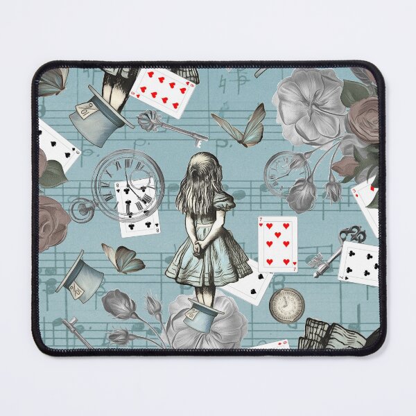 Item preview, Alice In Wonderland Collage - Vintage Blue designed and sold by maryedenoa.