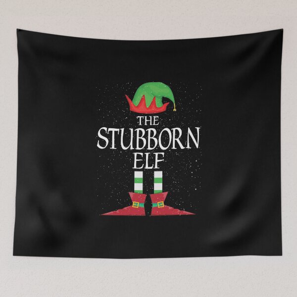 Item preview, Stubborn Elf Family Matching Christmas Group Funny Gift designed and sold by Teejamson.