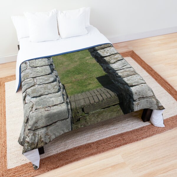 M.I. #126 |☼| Rocks And Bricks - Shot 16 (Hadrian's Wall) Comforter