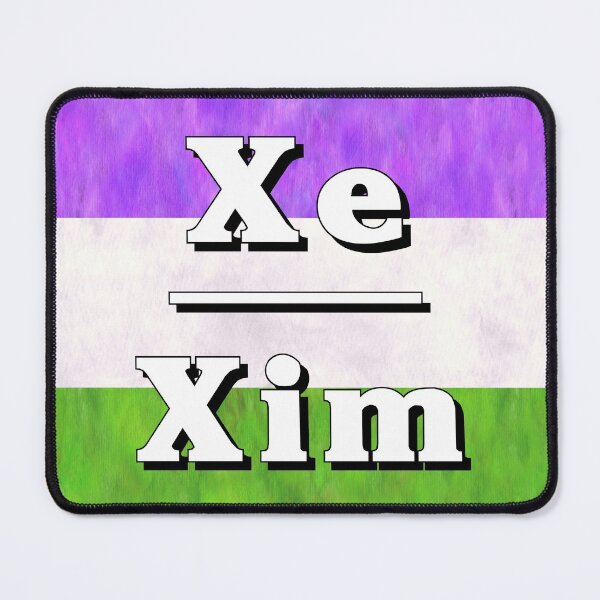 Item preview, Xe-Xim Pronouns: Genderqueer designed and sold by TigerTorreArt.