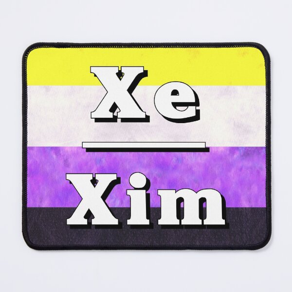 Item preview, Xe-Xim Pronouns: Non-Binary designed and sold by TigerTorreArt.