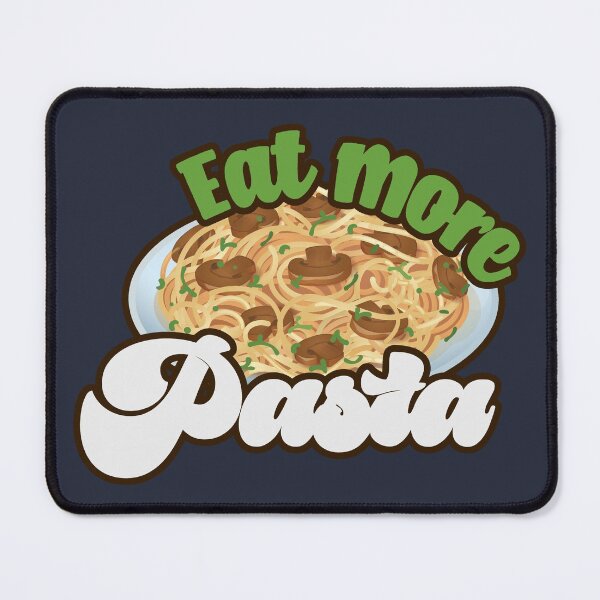 Item preview, Eat More Pasta - Green, White And Mushroom Pasta Plate designed and sold by Chubuter.