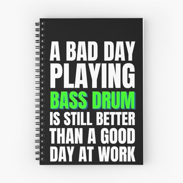 Item preview, A Bad Day Playing Bass Drum designed and sold by Crafty-Mornings.